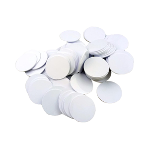Leadseals <span class=keywords><strong>100</strong></span> <span class=keywords><strong>pcs</strong></span> Ntag215 trống <span class=keywords><strong>NFC</strong></span> thẻ ghi lại 25mm tiền xu trò chơi thẻ nhân vật 504 byte Bộ nhớ tương thích tất cả các <span class=keywords><strong>NFC</strong></span> kích hoạt - Product Image 1