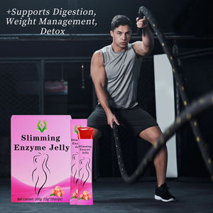 Gelée enzymatique minceur biologique à prix réduit, favorisant la digestion, saveur pêche, avec mélange d'herbes, gestion du poids, détoxification - Product Image 2