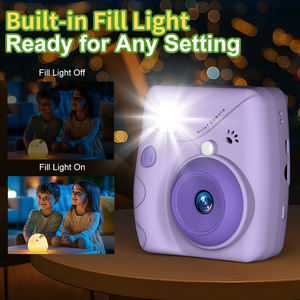 All-New Enhanced Instant <b>Printing</b> <b>Camera</b> Printable Photos Kids Digital <b>Camera</b> Cartoon Style Pink Mint Purple Colors - Product Image 3