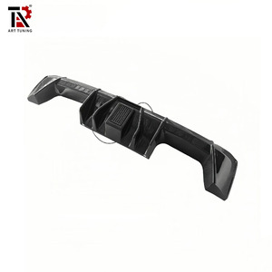 Difusor Trasero de Fibra de Carbono Seca Estilo MP/F1 con Luz LED para BMW M3 G80 M4 G82 G83, Difusor de Parachoques Trasero, Alerón, Spoiler <span class=keywords><strong>2020</strong></span>+ - Product Image 2