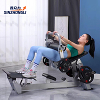 Offre Spéciale Xinzhongli Machine multifonctionnelle autonome pour le développement des fessiers et des ischio-jambiers, à charge par plaques, pour entraînement de poussée de hanche en salle de sport commerciale