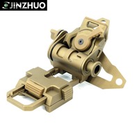 Support tactique L4G24 NVG en PVC, base de montage de 34 mm, support de casque réglable et rotatif pour lunettes de vision nocturne
