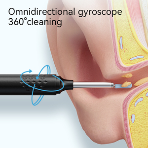Endoscopio de oído resistente al agua IP67 de 4,4mm con LED y cámara, 1 año de garantía, limpiador de cera de oídos para el hogar alimentado por batería - Product Image 5