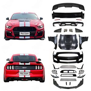 Capot de voiture de haute qualité, garde-boue GT500 style Shelby, adapté à la <span class=keywords><strong>Ford</strong></span> <span class=keywords><strong>Mustang</strong></span> 2015-2023, apparence GT500 améliorée - Product Image 1