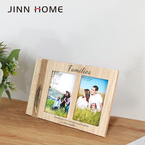 <span class=keywords><strong>Shabby</strong></span> <span class=keywords><strong>Chic</strong></span> trang trí nội thất 2pcs A3 cắt dán bảng hiển thị bằng gỗ ảnh đám cưới gia đình quà tặng trang trí twine kim loại lông trang trí nội thất - Product Image 6