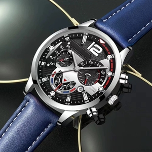 Set <span class=keywords><strong>di</strong></span> 2 Orologi al Quarzo da <span class=keywords><strong>Uomo</strong></span>, Orologio con Quadrante Digitale alla Moda e Bracciale, Set <span class=keywords><strong>di</strong></span> Gioielli Adatto per <span class=keywords><strong>Regali</strong></span> Festivi - Product Image 5