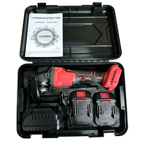 Meuleuse d'angle sans fil 21V à moteur sans balais avec interrupteur à gâchette, disque de meulage de qualité industrielle pour bricolage, 1500mAh, compatible OEM/ODM