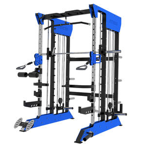 250 किलोग्राम टिकाऊ लौह धातु पार-ओवर स्मिथ प्रशिक्षण स्टेशन शरीर के निर्माण और व्यायाम के लिए बहुक्रियाशील फिटनेस उपकरण - Product Image 3