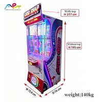 Machine de jeu d'arcade à monnayeur, machine de jeu à pousser pour gagner des prix, pour centre de jeux et distributeur automatique