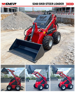 Woer Mini Skid Steer Loader Factory Supply Prêt à expédier <span class=keywords><strong>Prix</strong></span> bon marché Moteur diesel Type <span class=keywords><strong>de</strong></span> roue pour ferme <span class=keywords><strong>de</strong></span> construction - Product Image 6