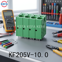 Type de carte PCB KF205V-10.0 connecteur de 10Mm utiliser un bornier à courant élevé en matière plastique