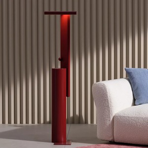 Cassina Colored Floor Lamp Led <b>Light</b> Source Knob Switch Single Head Italian Design - Product Image 1