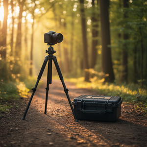 Étui de transport portable noir en PP 9,4x7,5x4,3 pouces pour la protection des appareils photo reflex, hybrides et sans miroir, style professionnel - Product Image 2