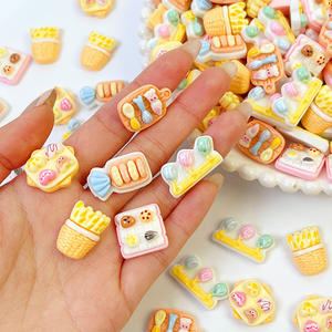 Mini mezclador de pan para hornear en forma de horno, colorido utensilio de cocina, juego de dijes de resina para manualidades DIY, accesorios de dijes - Product Image 3