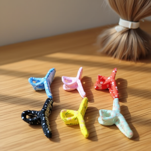 Fermaglio per capelli Angelina rivestito in tessuto 11 cm colori misti per donne e ragazze - Product Image 5