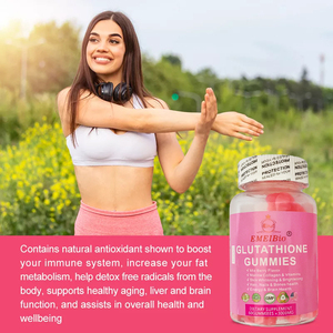 Private Label Anti-Aging L-Glutathion Kollagen Gummies Haut aufhellung Falten entfernung und Feuchtigkeit spendende Dosierung für Erwachsene - Product Image 5