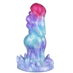 Silicone alien Wolf Dick Barbed Suction Cup <b>Dildo</b> Manual Anal Plug Adult Masturbation Sex Toys - Product Image 3