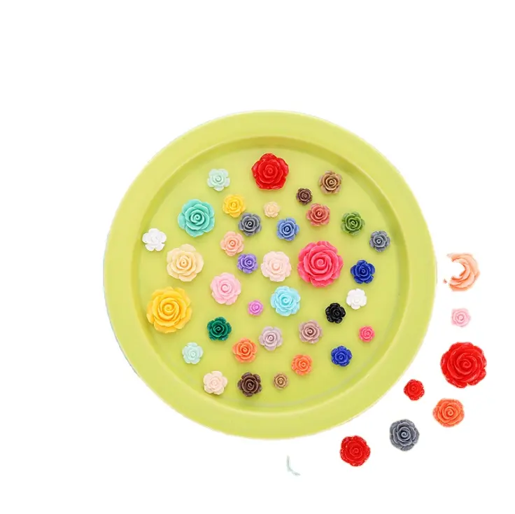 Resin Charms Cute Charms Slime Assorted Flowers Sweets Flatback Resin Cabochons For Craft Making Nail decor