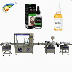 Chengxiang máquina de enchimento de óleo de cânhamo, linha de enchimento de líquido 10ml, máquina de enchimento de óleo de cânhamo