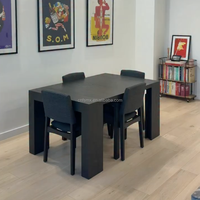 Table à manger extensible rectangulaire élégante en bois massif pour la maison et l'hôtel – Prix de gros usine