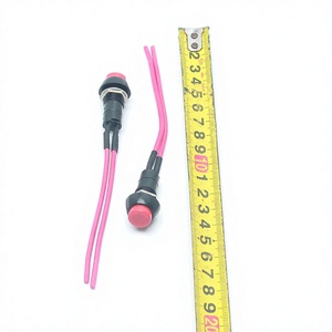 สวิตช์แตรรถยนต์ ปุ่มสีแดง 12V 24V สายไฟอเนกประสงค์สำหรับใช้ในยานยนต์ - Product Image 4
