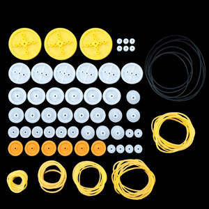 2Mm Lỗ Nhựa Vành Đai Ròng Rọc Bánh Răng Kết Hợp Mô Đun Gói Thắt Lưng Cao Su Ban Nhạc Nhựa Mô Hình Phụ Kiện Cho Tự Làm <span class=keywords><strong>Robot</strong></span> Xe Ô Tô - Product Image 2