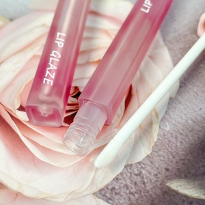 Customized Empty <b>Square</b> Slim Pink <b>Plastic</b> 5ml Screw Lid Lipgloss Tubes with Custom Logo Cosmetics Packaging <b>Containers</b> - Product Image 4