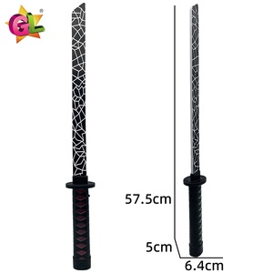 Produit Tendance 2026 Jouets pour Enfants Épée Katana Lumineuse Rouge Bleu Vert Jaune en Plastique Jouet Sabre Laser Ninja pour Garçons - Product Image 6