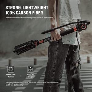 Monopode professionnel pour appareil photo <span class=keywords><strong>NEEWER</strong></span> TP71 de 71,6 pouces avec pieds, monopode vidéo télescopique en fibre de carbone - Product Image 6