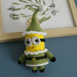 Regalo de Navidad muñeca llavero con ropa 3D Anime llavero muñeco de peluche llavero <span class=keywords><strong>Amigurumi</strong></span> regalo para niños - Product Image 5