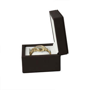 Boîte à montre rectangulaire en bois artisanale de luxe personnalisable DS, avec couvercle en cuir, matériau recyclable, finition mate, respectueuse de l'environnement - Product Image 2