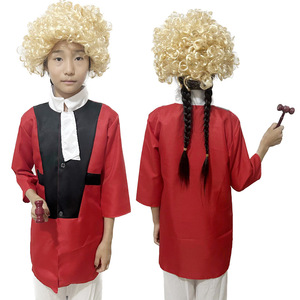 Disfraz de Juez para Niños, Cosplay de <span class=keywords><strong>Abogado</strong></span>, Experiencia Profesional, Disfraz de Halloween, Traje de <span class=keywords><strong>Abogado</strong></span> - Product Image 1