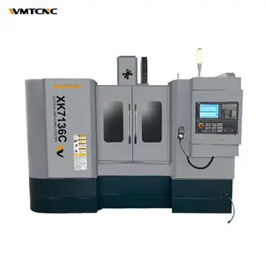 Cnc değirmen ce XK7136C dikey cnc freze makinesi merkezi mini cnc freze makinesi için kalıp