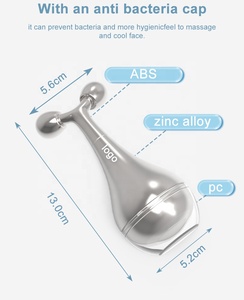 <span class=keywords><strong>Roller</strong></span> Pijat Wajah 3D Bentuk Y Pendingin Kecantikan Label Pribadi Bola Es Stainless Steel - Product Image 5