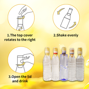 Menger Bee Food Grade PET <b>Plastic</b> Honey Bottle <b>Cap</b> with Easy Open End Portable Design for Honey & Water Bottles 36g Capacity - Product Image 6