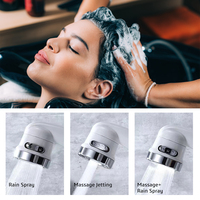 Robinet d'eau pour évier de salle de bains Ensemble de pommeau de douche externe Robinet d'extension de chasse d'eau Petite buse Douche de lavage de cheveux avec support