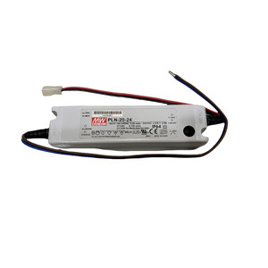 Fuente de Alimentación Conmutada LED Mean Well PLN-20-24 de 20W con Salida Única, IP64 para Uso en Exteriores - Product Image 1