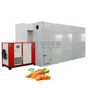Secadora inteligente para procesamiento de zanahorias trituradas, secado de vegetales, acero inoxidable 304, secadora de zanahorias de bajo consumo. - Product Image 1
