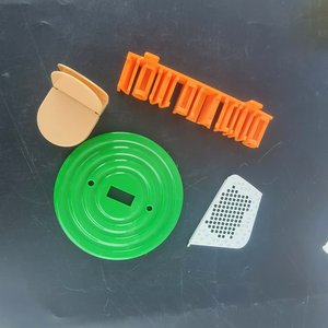 Piezas de Plástico de Moldeo por Inyección TC24129, Carcasa Electrónica Personalizada de ABS, Componente Mecánico, Color Verde - Product Image 3