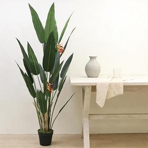 Árbol Bonsái de Ave del Paraíso, Corteza de Plátano <span class=keywords><strong>Natural</strong></span> Seca, Hierba Peluda, Planta Artificial Realista y Ecológica para Interiores - Product Image 6