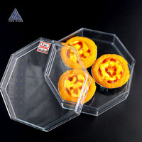 Vente en gros en usine Emballage de fruits en plastique écologique transparent de qualité alimentaire Mini boîte à sucre pour sushi gâteau mousse