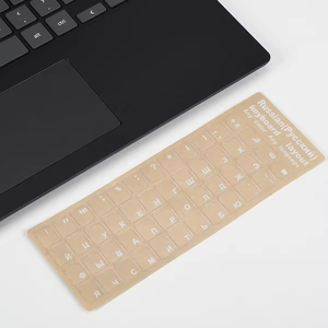 Replacement <strong>Keyboard</strong> Letter Stickers for Pc Computer Laptop Desktop <strong>Keyboard</strong> Transparent Background Russian - Product Image 2