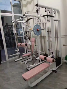 Système de poulies doubles réglables, machine à poulies haute-<span class=keywords><strong>basse</strong></span>, station de câbles multifonctionnelle pour entraînement complet du corps à domicile - Product Image 5