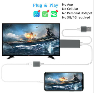 Bộ Chuyển Đổi Cáp <span class=keywords><strong>USB</strong></span> Sang Hdtv Bộ Chuyển Đổi Gương Đúc Cáp <span class=keywords><strong>MHL</strong></span> Micro <span class=keywords><strong>USB</strong></span> Loại C Sang Cho IPhone IPad Sang TV Máy Chiếu - Product Image 4