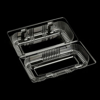 Haute transparence pet pp pvc matériau de qualité alimentaire jetable 8 oz récipient alimentaire pour biscuits