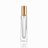 En stock – Flacon pulvérisateur de parfum en verre rond ou carré 15ml 20ml 30ml avec buse en aluminium électrolytique – Logo personnalisé en gros