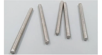 Black Zinc Plated Steel Metric Threaded Rod 4.8/8.8 Grade 1000/2000/30000 Length M12 Double Ended Stud