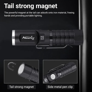 Từ P8 Led đèn pin 90 ° <span class=keywords><strong>Twist</strong></span> xoay đầu siêu sáng IP67 AA USB cho cắm trại ngoài trời khẩn cấp EDC chiến thuật ngọn đuốc - Product Image 2