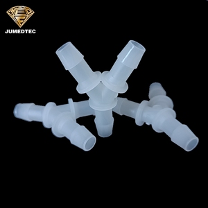 Usine en gros 1/16 "à 1/2" Y connecteur égal réducteur 3 voies Multi tube de connexion raccords cannelés en plastique - Product Image 1