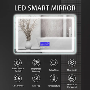 <span class=keywords><strong>Espejo</strong></span> de <span class=keywords><strong>Baño</strong></span> con Iluminación LED Táctil Inteligente <span class=keywords><strong>Bluetooth</strong></span> de la Colección Hotel, <span class=keywords><strong>Espejo</strong></span> de <span class=keywords><strong>Baño</strong></span> Moderno <span class=keywords><strong>Antivaho</strong></span> para Montar en la Pared - Product Image 2